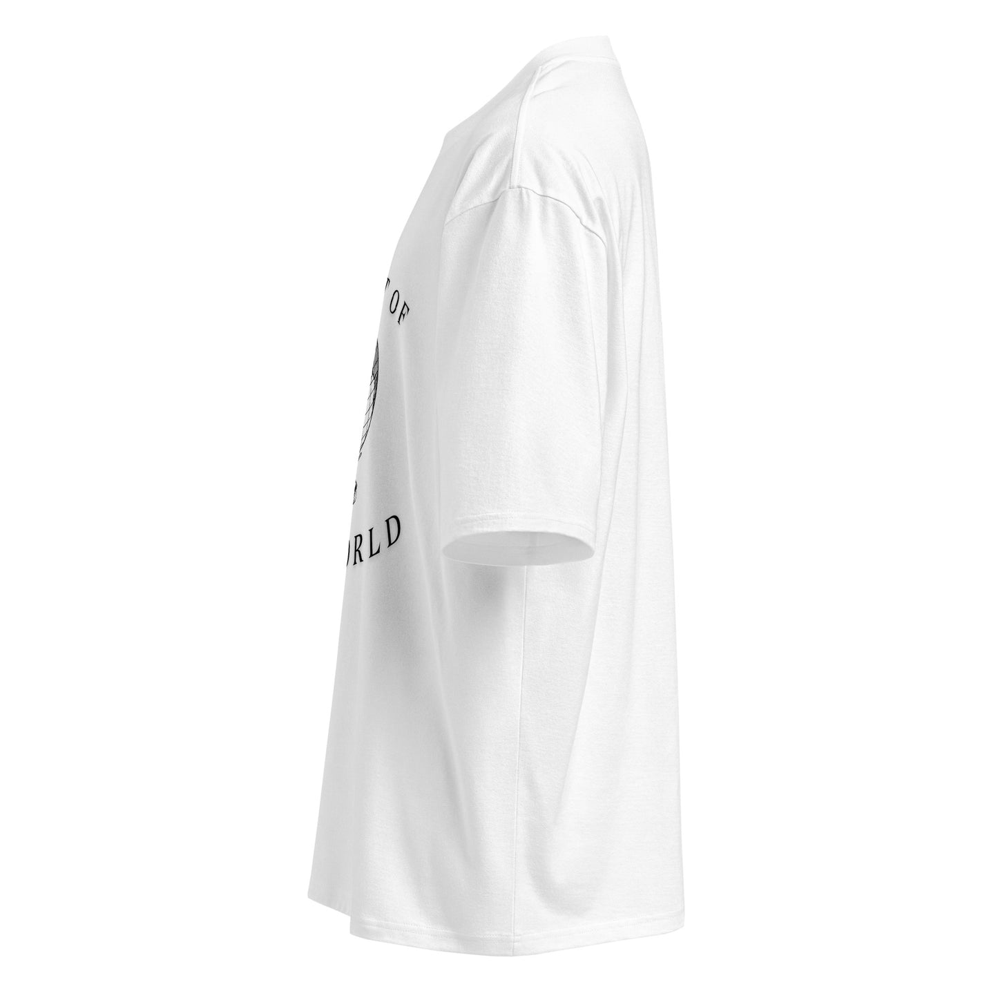 "student of the world" Oversized heavyweight t-shirt